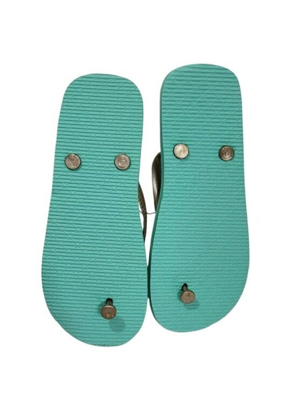Flip Flops Purple & Aqua Size 5/6 Casual Summer Beachwear Women - Picture 5 of 5